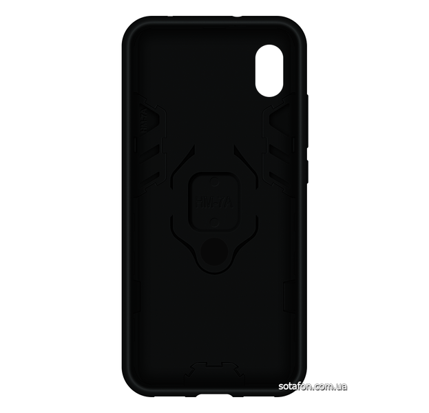 Противоударный чехол-накладка Transformer Ring for Magnet для Xiaomi Redmi 7A Черный (Soul Black) 0088576337p фото | SOTAFON