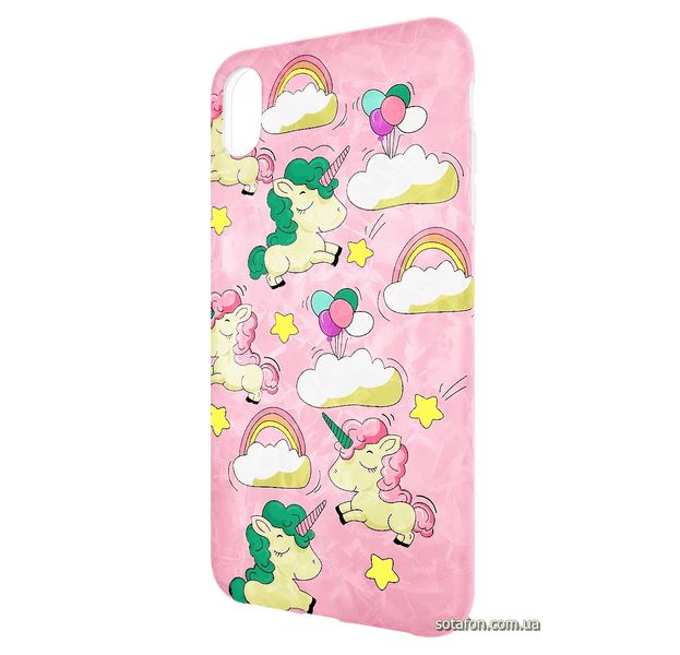 Чохол-накладка Blood of Jelly Cute case для iPhone Xs Max (Багато єдинорогів) 1012533 фото