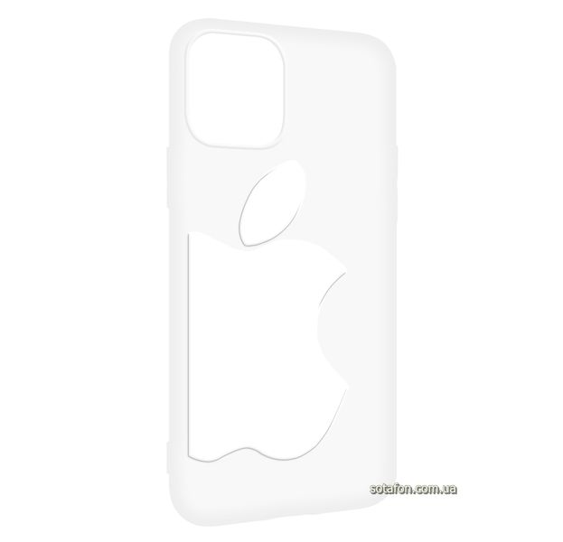 Чохол-накладка TPU Big Apple Case для iPhone 11 Pro Прозорий білий 1001000360 фото