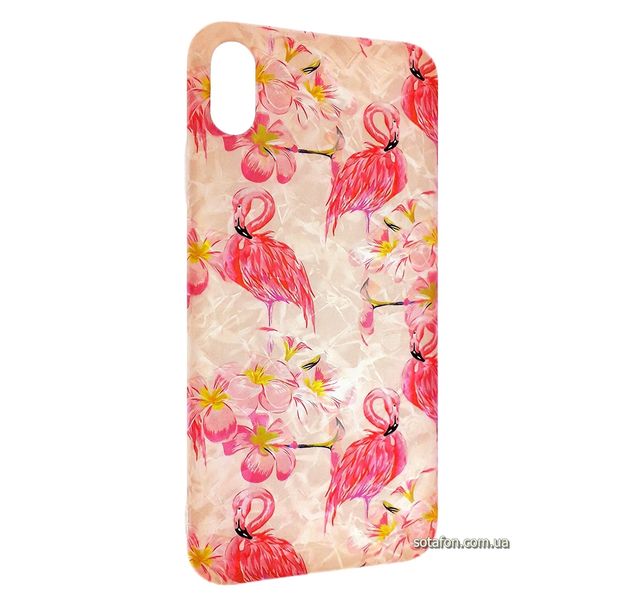 Чохол-накладка Blood of Jelly Cute case для iPhone Xs Max (Багато фламінго) 1012534 фото