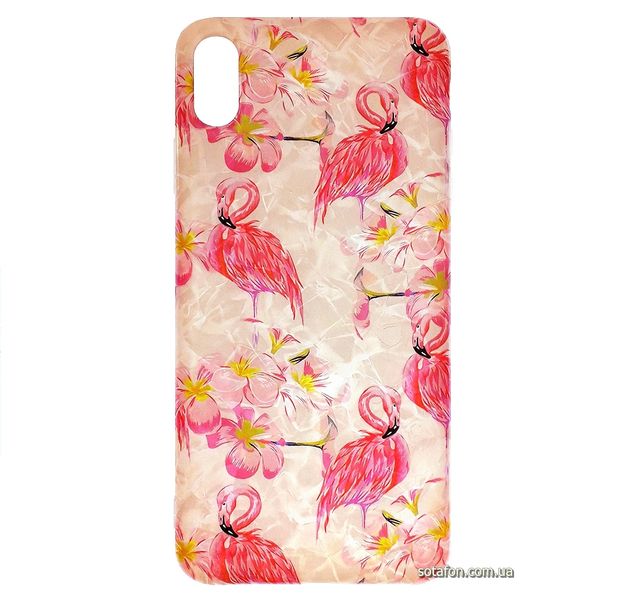 Чохол-накладка Blood of Jelly Cute case для iPhone Xs Max (Багато фламінго) 1012534 фото