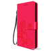 Кожаный чехол-книжка Four-leaf Clover с визитницей для iPhone Xs Max Малиновый 0088576244p фото 4 | SOTAFON