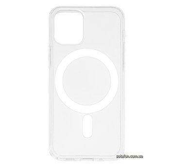Чохол-накладка TPU Hoco Magnetic Protective Case для iPhone 12 mini Прозорий 0088576156p фото