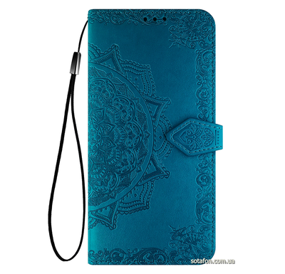 Шкіряний чохол-книжка Art Case для Xiaomi Redmi Note 8 Синій 0088576205p фото