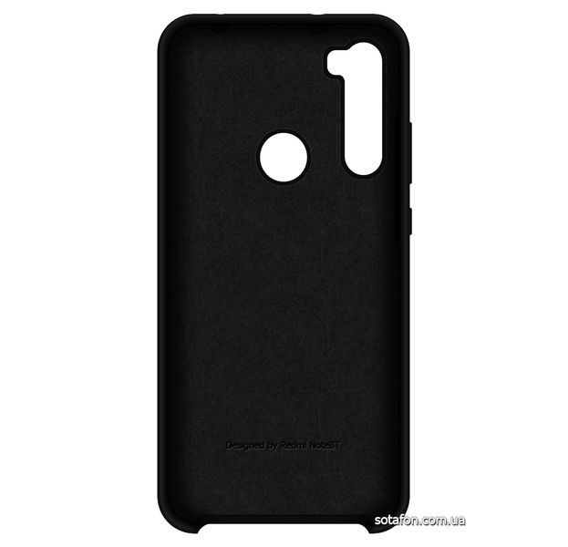 Чехол-накладка Silicone Cover (AA) для Xiaomi Redmi Note 8T Черный 0088576246p фото | SOTAFON