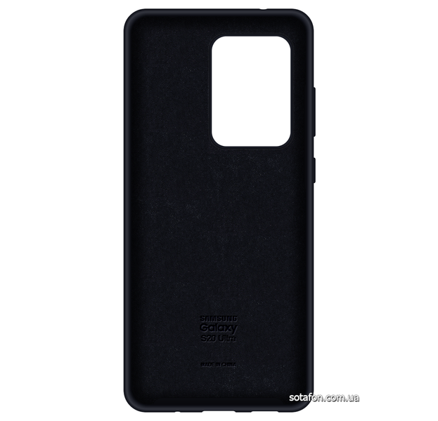 Чехол-накладка Silicone Cover Full Protective (AA) для Samsung Galaxy S20 Ultra SM-G988 Темно-синий 0088576292p фото | SOTAFON