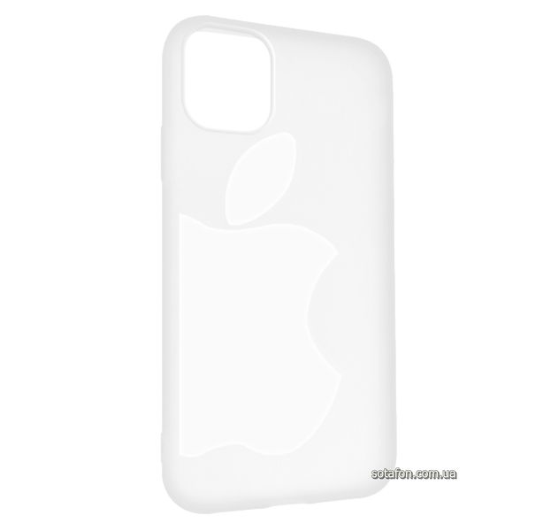 Чехол-накладка TPU Big Apple Case для iPhone 11 Прозрачный белый 1001000363 фото