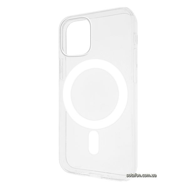 Чехол-накладка TPU Hoco Magnetic Protective Case для iPhone 12 mini Прозрачный 0088576156p фото