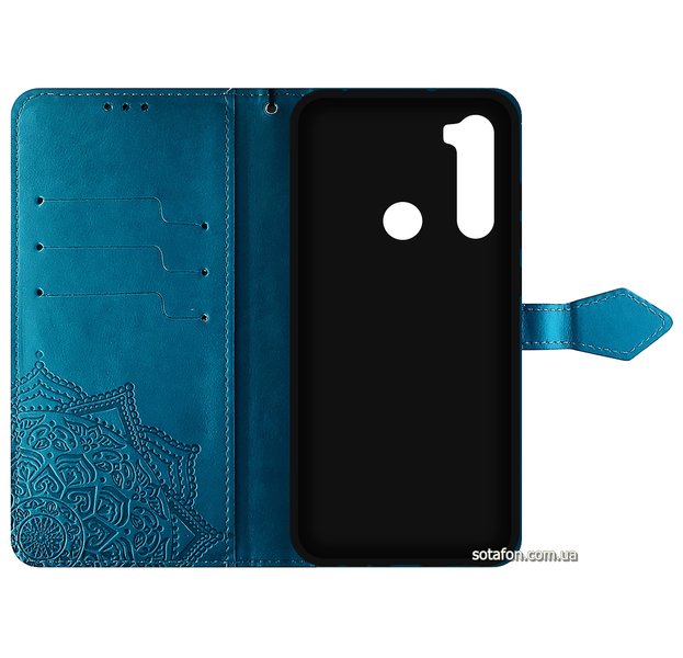 Шкіряний чохол-книжка Art Case для Xiaomi Redmi Note 8 Синій 0088576205p фото