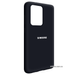 Чехол-накладка Silicone Cover Full Protective (AA) для Samsung Galaxy S20 Ultra SM-G988 Темно-синий 0088576292p фото 4 | SOTAFON