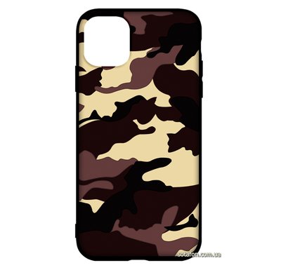 Чохол-накладка TPU Camouflage Case для iPhone 11 Коричневий 1001000364 фото