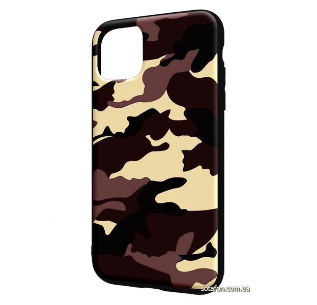 Чохол-накладка TPU Camouflage Case для iPhone 11 Коричневий 1001000364 фото