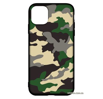 Чохол-накладка TPU Camouflage Case для iPhone 11 Зелений 1001000365 фото