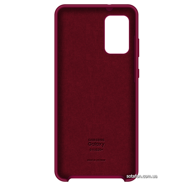Чехол-накладка Silicone Cover (AA) для Samsung Galaxy S20 Plus 4G SM-G985F / S20 Plus 5G SM-G986U Пурпурный 0088576247p фото | SOTAFON