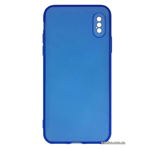 Чохол-накладка TPU Acid Color Case для iPhone X / Xs Блакитний 1001000299 фото