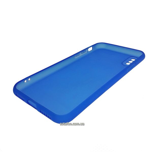 Чохол-накладка TPU Acid Color Case для iPhone X / Xs Блакитний 1001000299 фото