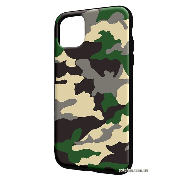 Чехол-накладка TPU Camouflage Case для iPhone 11 Зеленый 1001000365 фото