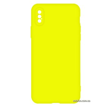 Чохол-накладка TPU Acid Color Case для iPhone X / Xs Жовтий 1001000302 фото