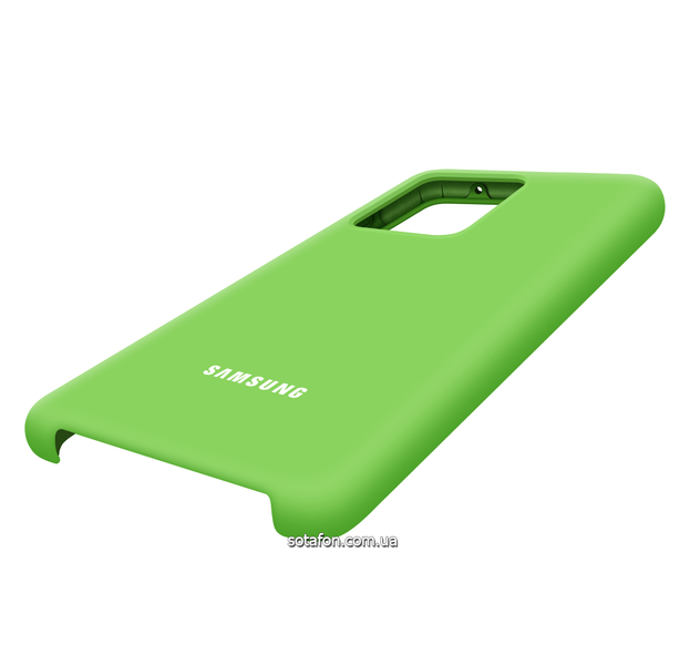 Чохол-накладка Silicone Cover (AA) для Samsung Galaxy S20 Ultra SM-G988 Салатовий 0088576295p фото | SOTAFON