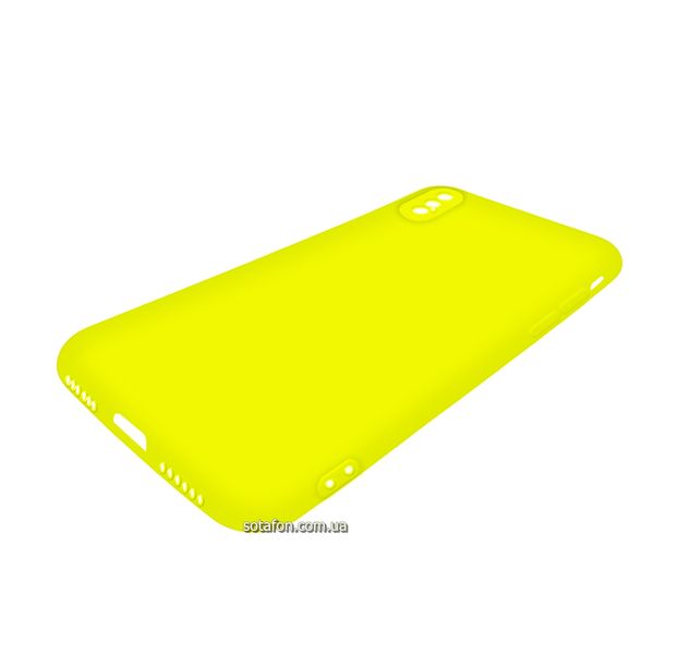 Чехол-накладка TPU Acid Color Case для iPhone X / Xs Желтый 1001000302 фото