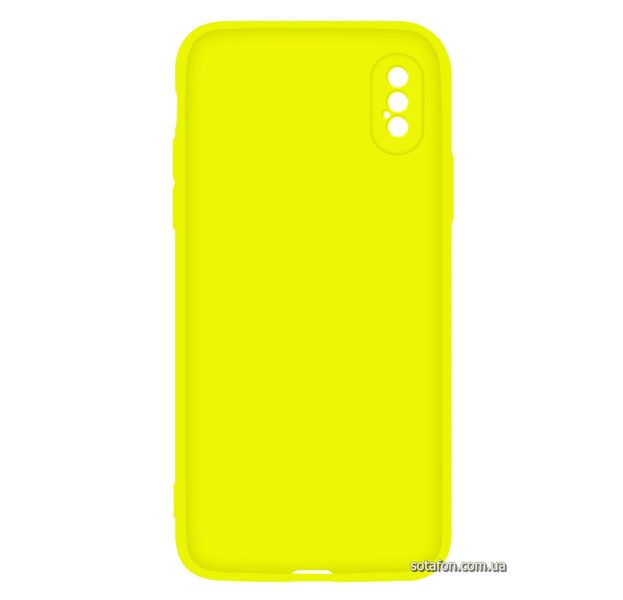 Чехол-накладка TPU Acid Color Case для iPhone X / Xs Желтый 1001000302 фото