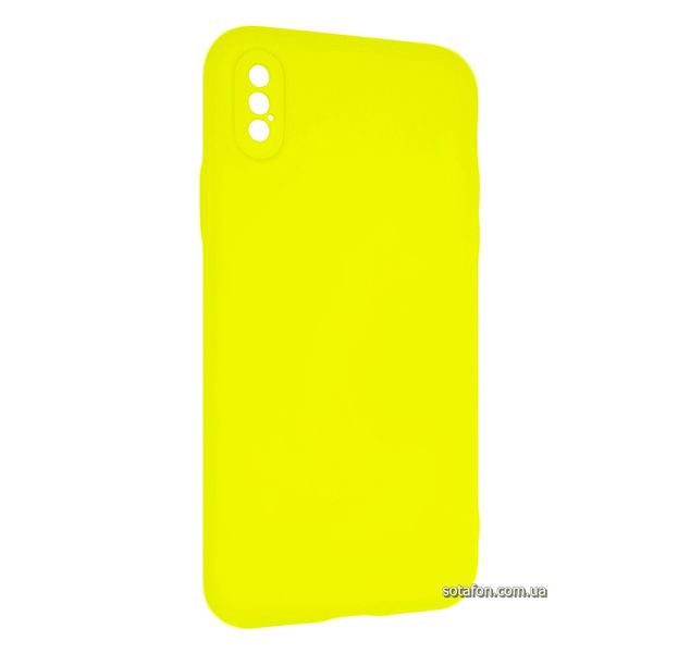 Чехол-накладка TPU Acid Color Case для iPhone X / Xs Желтый 1001000302 фото