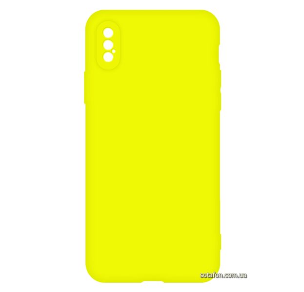 Чехол-накладка TPU Acid Color Case для iPhone X / Xs Желтый 1001000302 фото