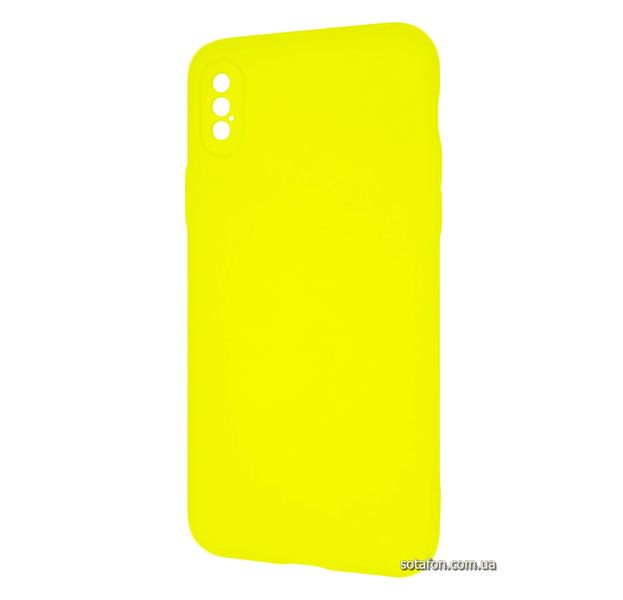 Чехол-накладка TPU Acid Color Case для iPhone X / Xs Желтый 1001000302 фото