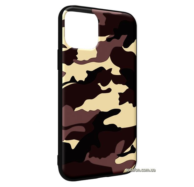 Чехол-накладка TPU Camouflage Case для iPhone 11 Pro Коричневый 1001000366 фото