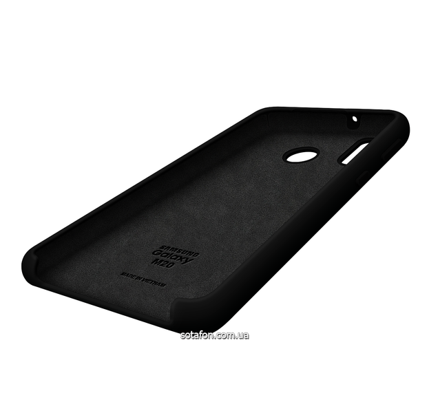 Чехол-накладка Silicone Cover (AA) для Samsung Galaxy M20 SM-M205F Черный 0088576249p фото | SOTAFON