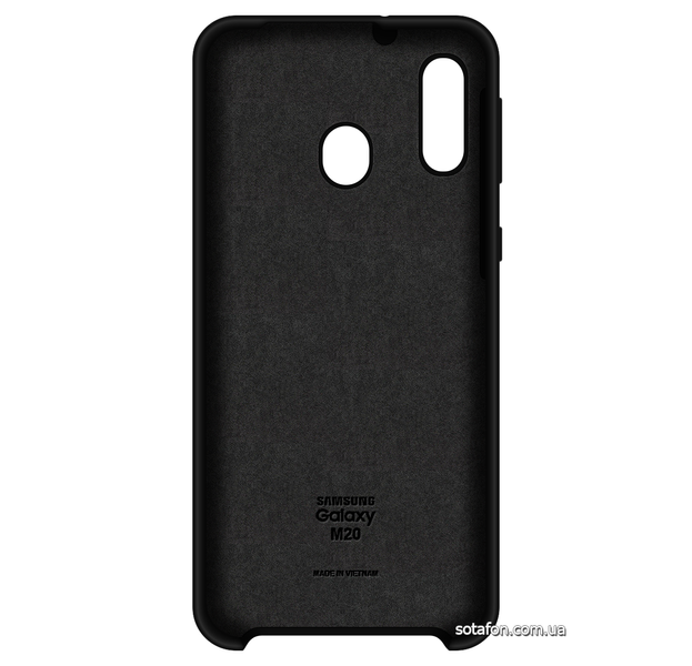 Чехол-накладка Silicone Cover (AA) для Samsung Galaxy M20 SM-M205F Черный 0088576249p фото | SOTAFON
