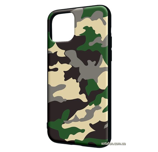 Чехол-накладка TPU Camouflage Case для iPhone 11 Pro Зеленый 1001000367 фото