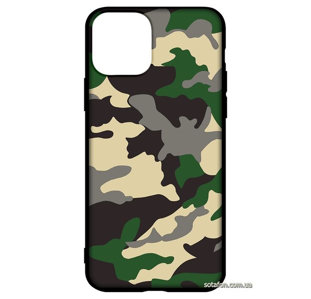 Чехол-накладка TPU Camouflage Case для iPhone 11 Pro Зеленый 1001000367 фото