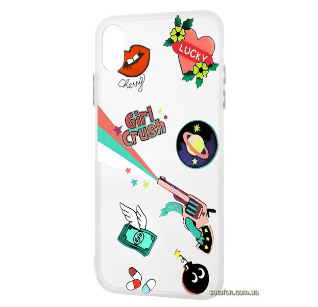 Чехол-накладка TPU+PC Great world series case для iPhone Xs Max (Girl Crush) 1012538 фото