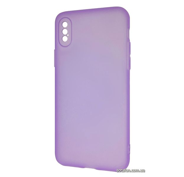 Чохол-накладка TPU Acid Color Case для iPhone X / Xs Фіолетовий 1001000301 фото