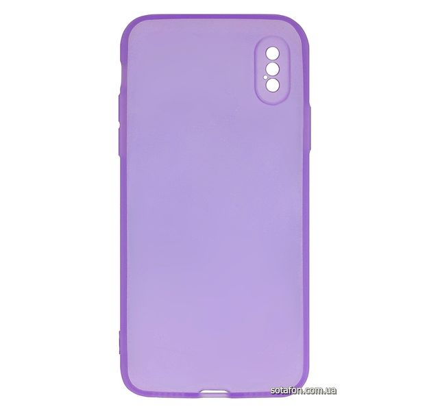 Чехол-накладка TPU Acid Color Case для iPhone X / Xs Фиолетовый 1001000301 фото