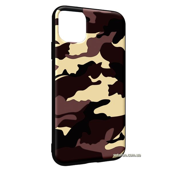 Чехол-накладка TPU Camouflage Case для iPhone 11 Pro Max Коричневый 1001000368 фото