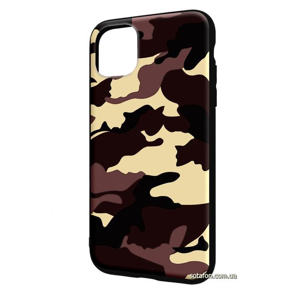 Чехол-накладка TPU Camouflage Case для iPhone 11 Pro Max Коричневый 1001000368 фото