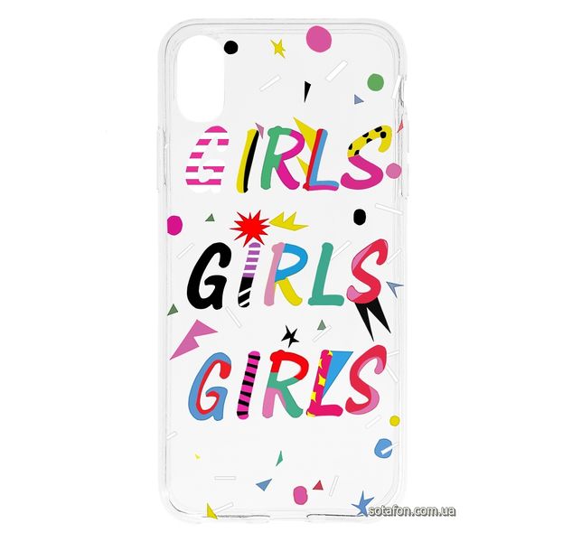 Чехол-накладка TPU Lovely Case Young Style для iPhone X / Xs (Girls) 1012562 фото