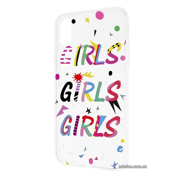 Чохол-накладка TPU Lovely Case Young Style для iPhone X / Xs (Girls) 1012562 фото