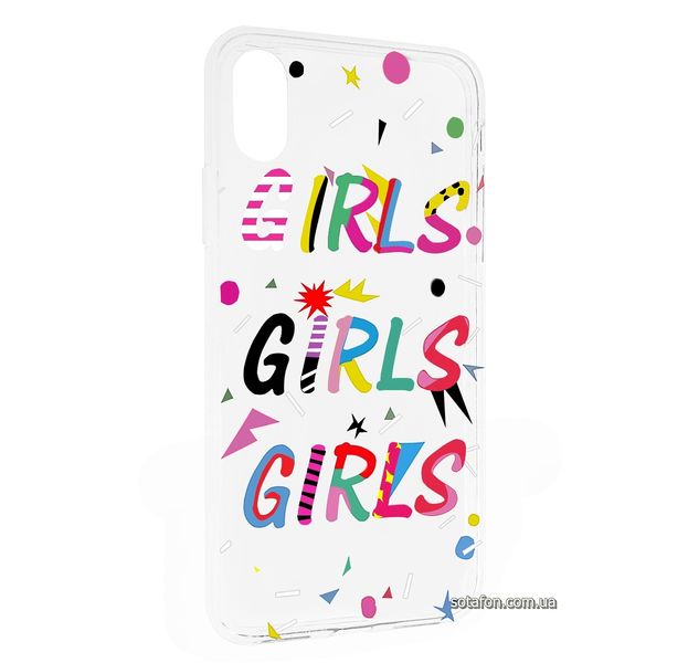 Чехол-накладка TPU Lovely Case Young Style для iPhone X / Xs (Girls) 1012562 фото