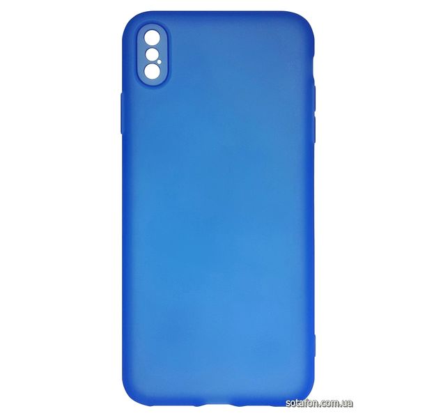 Чехол-накладка TPU Acid Color Case для iPhone Xs Max Голубой 1001000304 фото