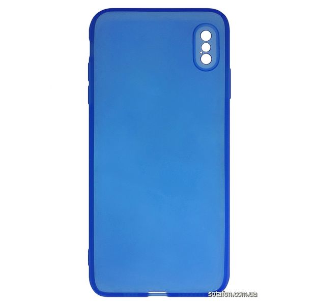 Чехол-накладка TPU Acid Color Case для iPhone Xs Max Голубой 1001000304 фото