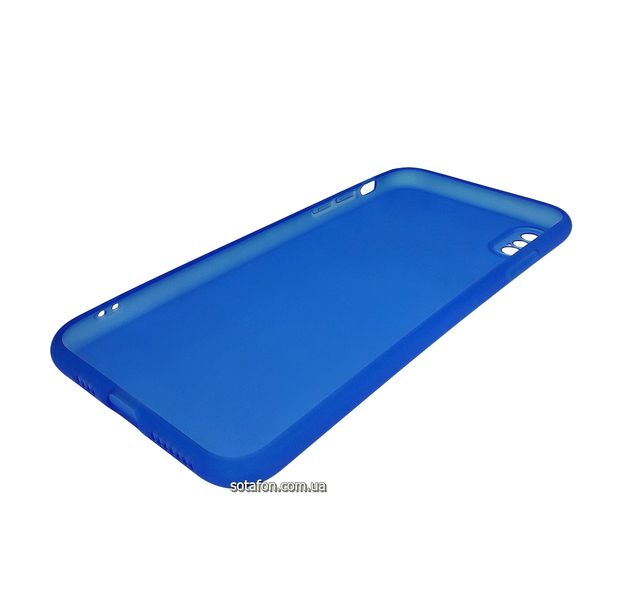 Чехол-накладка TPU Acid Color Case для iPhone Xs Max Голубой 1001000304 фото