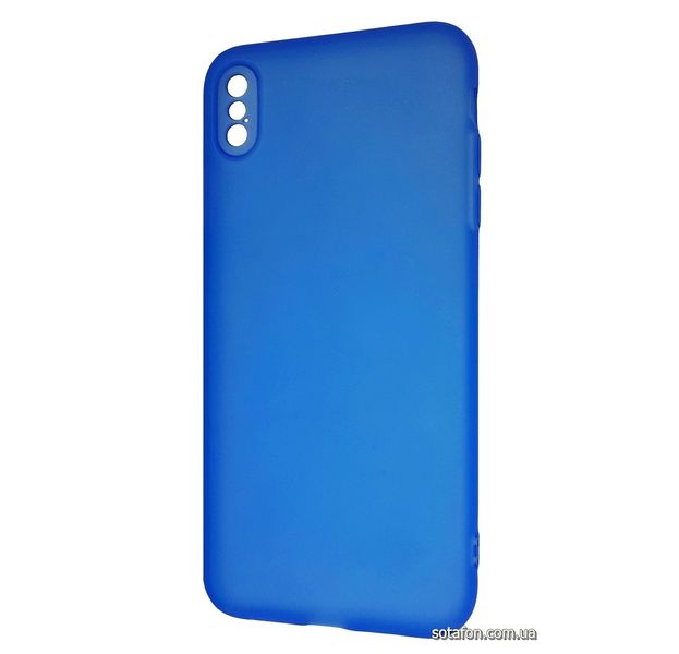 Чехол-накладка TPU Acid Color Case для iPhone Xs Max Голубой 1001000304 фото