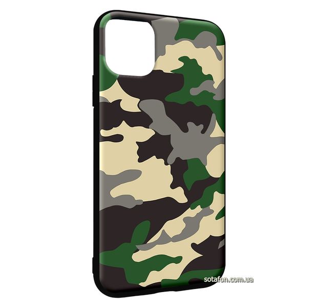 Чехол-накладка TPU Camouflage Case для iPhone 11 Pro Max Зеленый 1001000369 фото