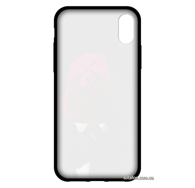 Чохол-накладка TPU+PC Creative case для iPhone X / Xs (Boy in cap) 0088576211p фото