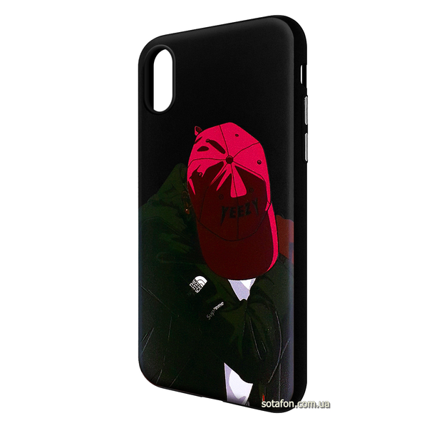 Чохол-накладка TPU+PC Creative case для iPhone X / Xs (Boy in cap) 0088576211p фото