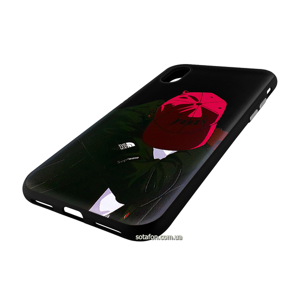 Чехол-накладка TPU+PC Creative case для iPhone X / Xs (Boy in cap) 0088576211p фото