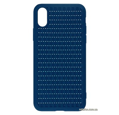 Чохол-накладка Baseus BV Weaving case 2 Generation для iPhone X / Xs Синій 1012520 фото